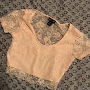 4/$25 Lace crop